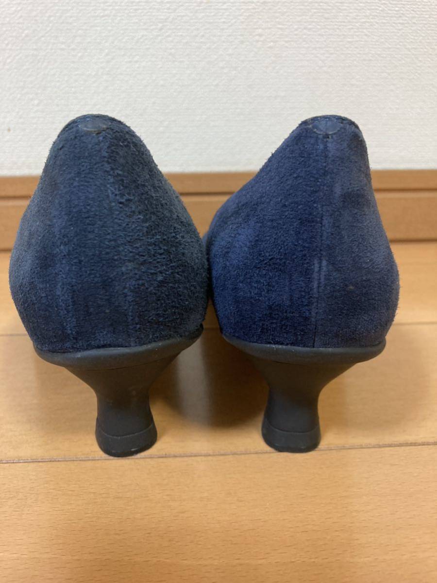 新品未使用　YOSHITO ヨシト　パンプス　濃紺　24_画像4