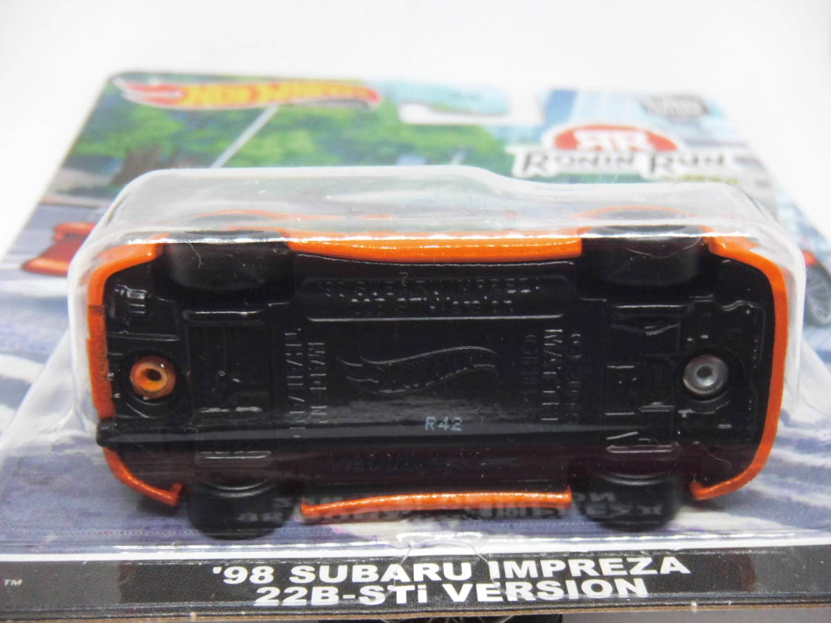 HOTWHEELS RONIN UN '98 SUBARU IMPREZA 22B-STi VERSION ホットウィール ローニンラン '98 スバル インプレッサ 22B-STiバージョン_画像7