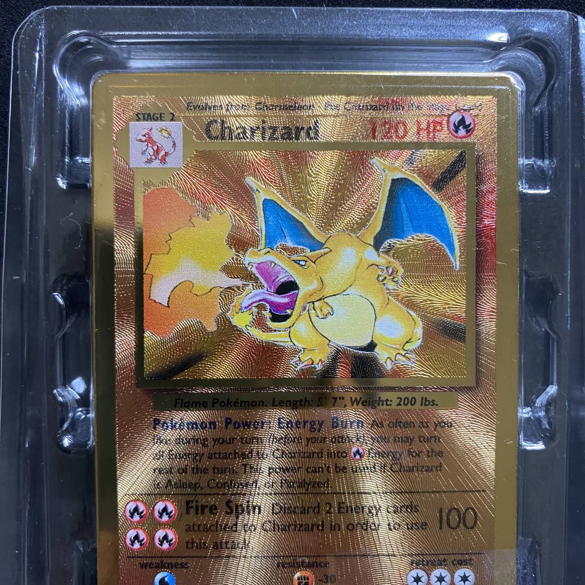 英語版)ポケモンカード リザードン メタルカード 25周年記念 英語版)ポケモンカード リザードン メタルカード 25周年記念