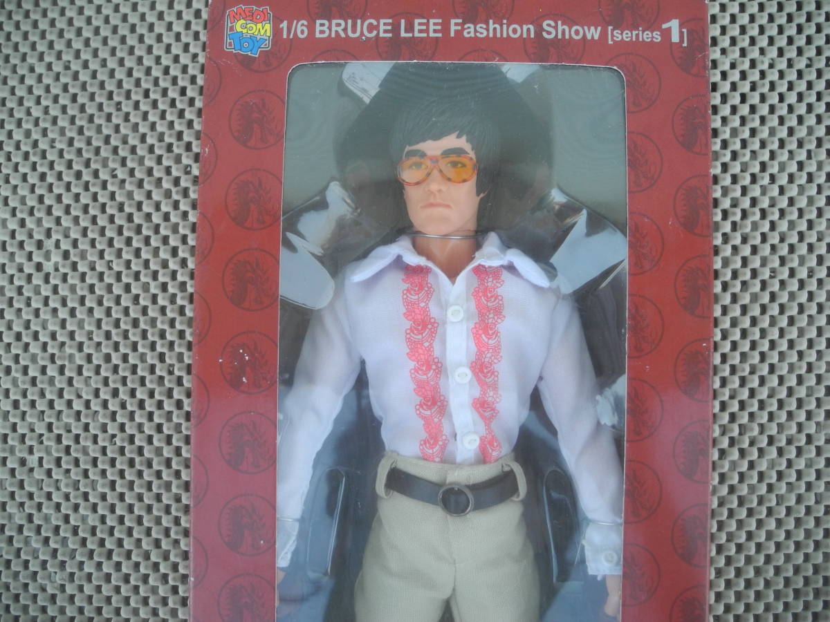 【新品未開封】1/6 BRUCE LEE Fashion Show series 1 ブルースリー メディコムトイ フィギュア レトロ 昭和 当時_画像3