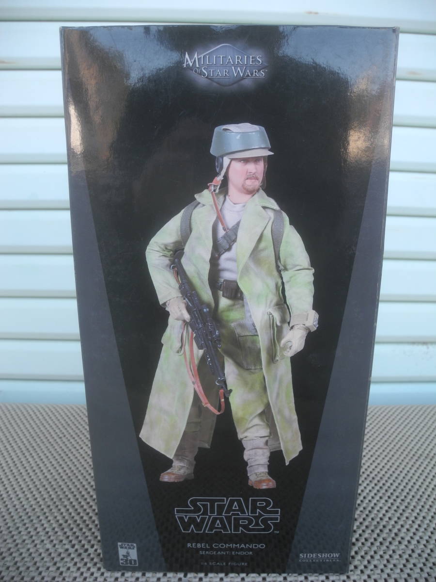 【新品未開封】エンドア レベル・コマンド （サージェント）スターウォーズ STARWARS SIDESHOW REBEL COMMANDO SERGEANT ENDOR フィギュア