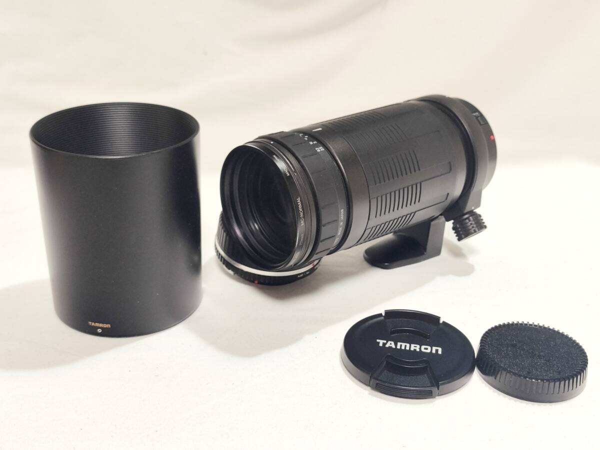 【美品】TAMRON タムロン AF 200-400mm F/5.6 LD IF 175D EFマウント 望遠レンズ キャップ、フード付き_画像1