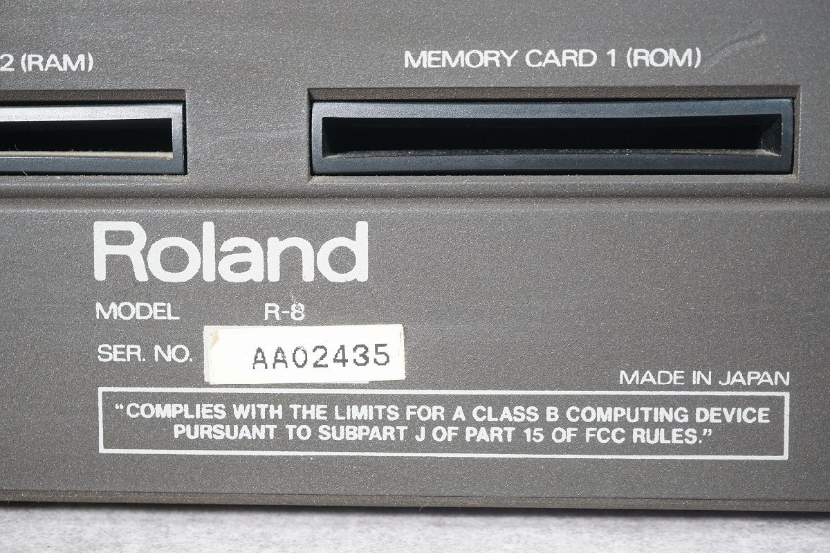[NZ] [B4071512] Roland ローランド R-8 Human Rhythm Composer ヒューマンドラムマシン_画像9