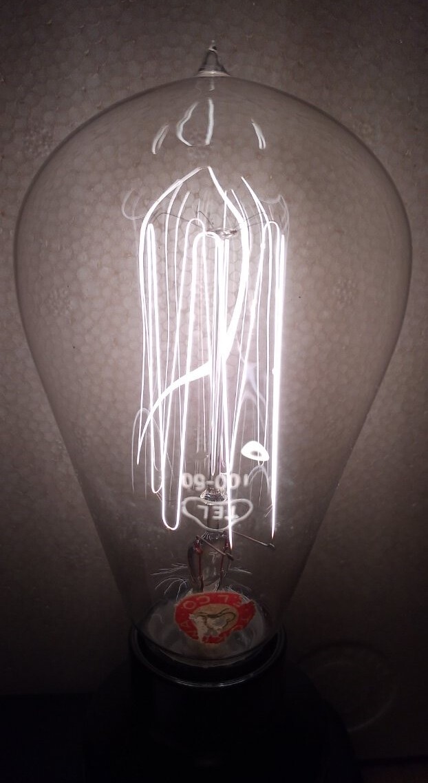 ☆ 趣の有る古い白熱電球 【 TOKIWA TEL 100－60 】 アンティーク エジソン電球 ☆ 時代資料_画像10