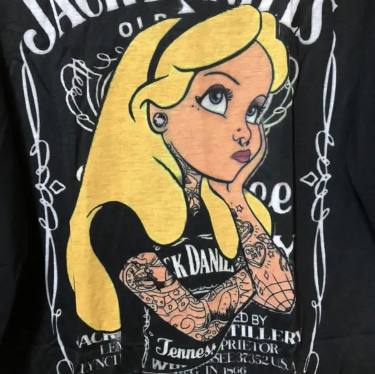  Jack Daniel Alice paro Dillon g футболка XL размер длинный рукав 