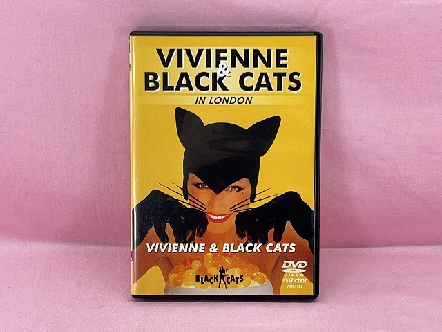 240216●○BLACK CATS　VIVIENNE＆BLACK CATS　IN LONDON　DVD　ビビアン＆ブラックキャッツ　CREAM SODA　現状品○●_画像1