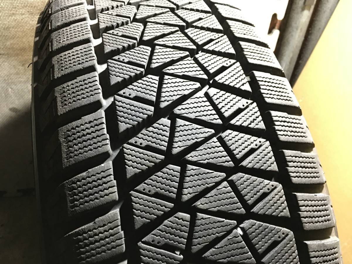 【60系ハリアー】バリ山235/55R18ブリヂストンDM-V2 スタッドレスタイヤ＆プレミアム純正18インチアルミホイール ４本 TOYOTA_画像4