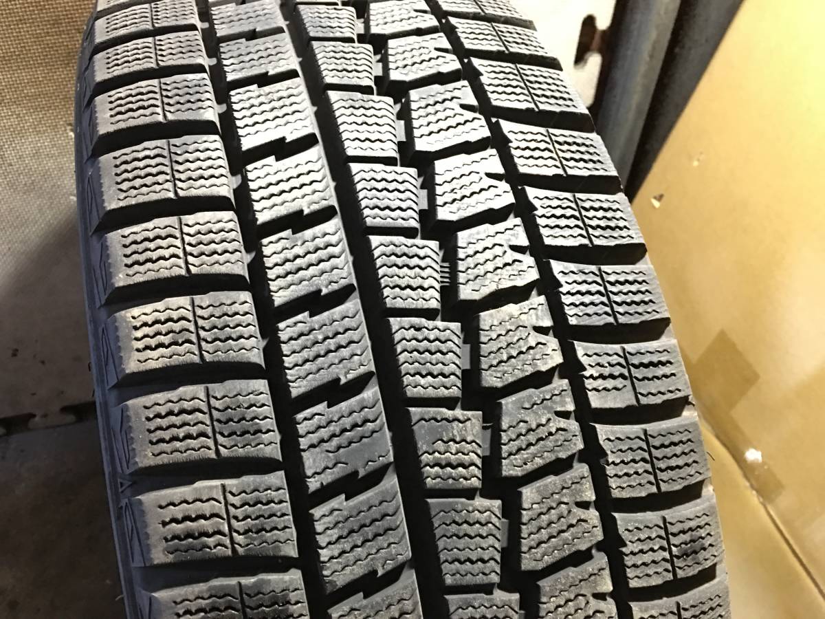 レヴォーグ/WRXS4【225/45R18】9分山ダンロップ スタッドレスタイヤ【18×7.5J+55 PCD114.3 5H】スバル純正アルミホイール ４本_画像4