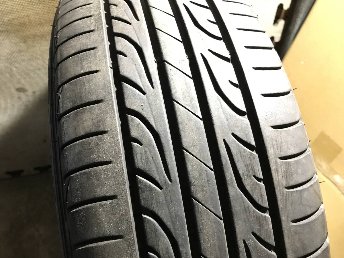 【ハイエース】17×7.5J+25 PCD139.7 6H wedsアルミホイール 215/55R17溝有 ダンロップタイヤ ４本_画像2