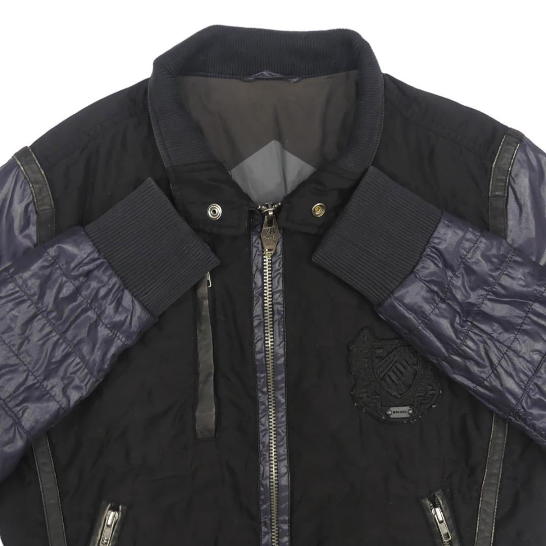 即決★DIESEL★メンズS ジャケット ディーゼル 黒 ブルゾン 長袖 ジャンパー 上着 アウター_画像3