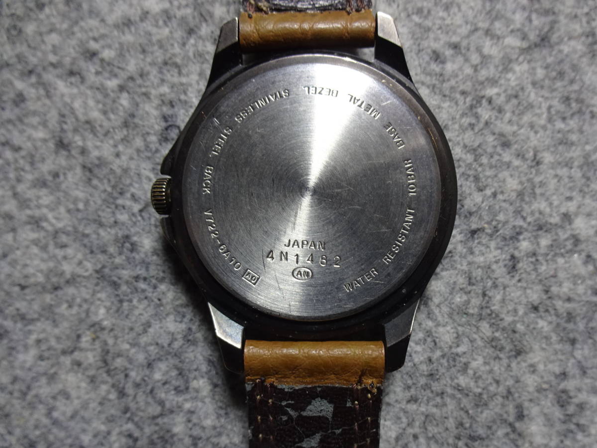 中古腕時計 SEIKO ALBA　FIELD GEAR フィールドギア　 V722-6A10 電池新品_画像5