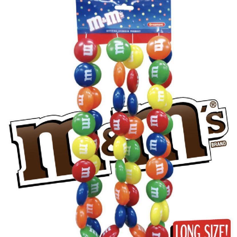 《チョコオーナメント》M＆M's ガーランド エムチョコ カラフル アメリカン雑貨_画像1