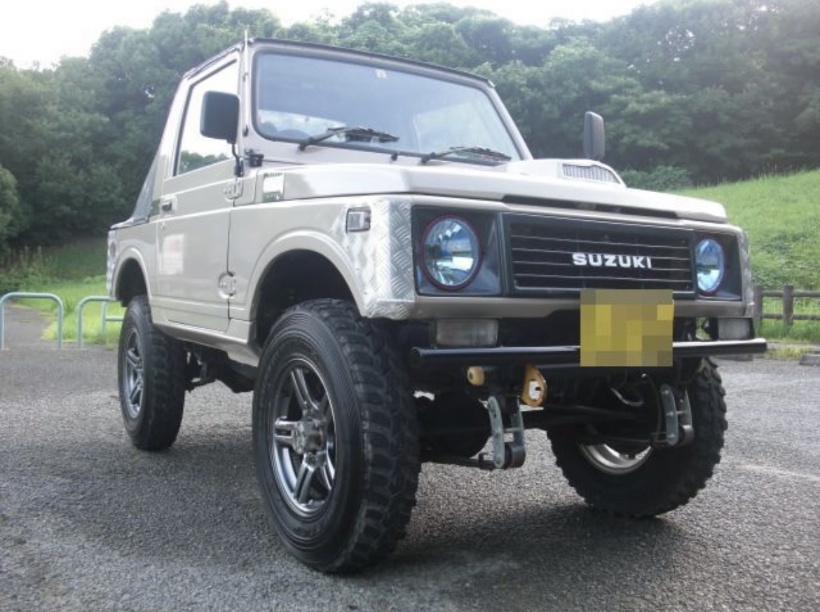 ジムニー Jimny JA11C フルメタルドア 幌 ホロ 5速 4WD リフトアップ タイベル交換済 タービン交換済 ジムケンタック足回り RECARO _画像4