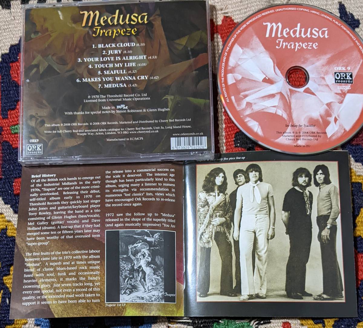 70's グレン・ヒューズ在籍　トラピーズ TRAPEZE (CD)/ メデューサ MEDUSA ORK 9　　1970年_画像10