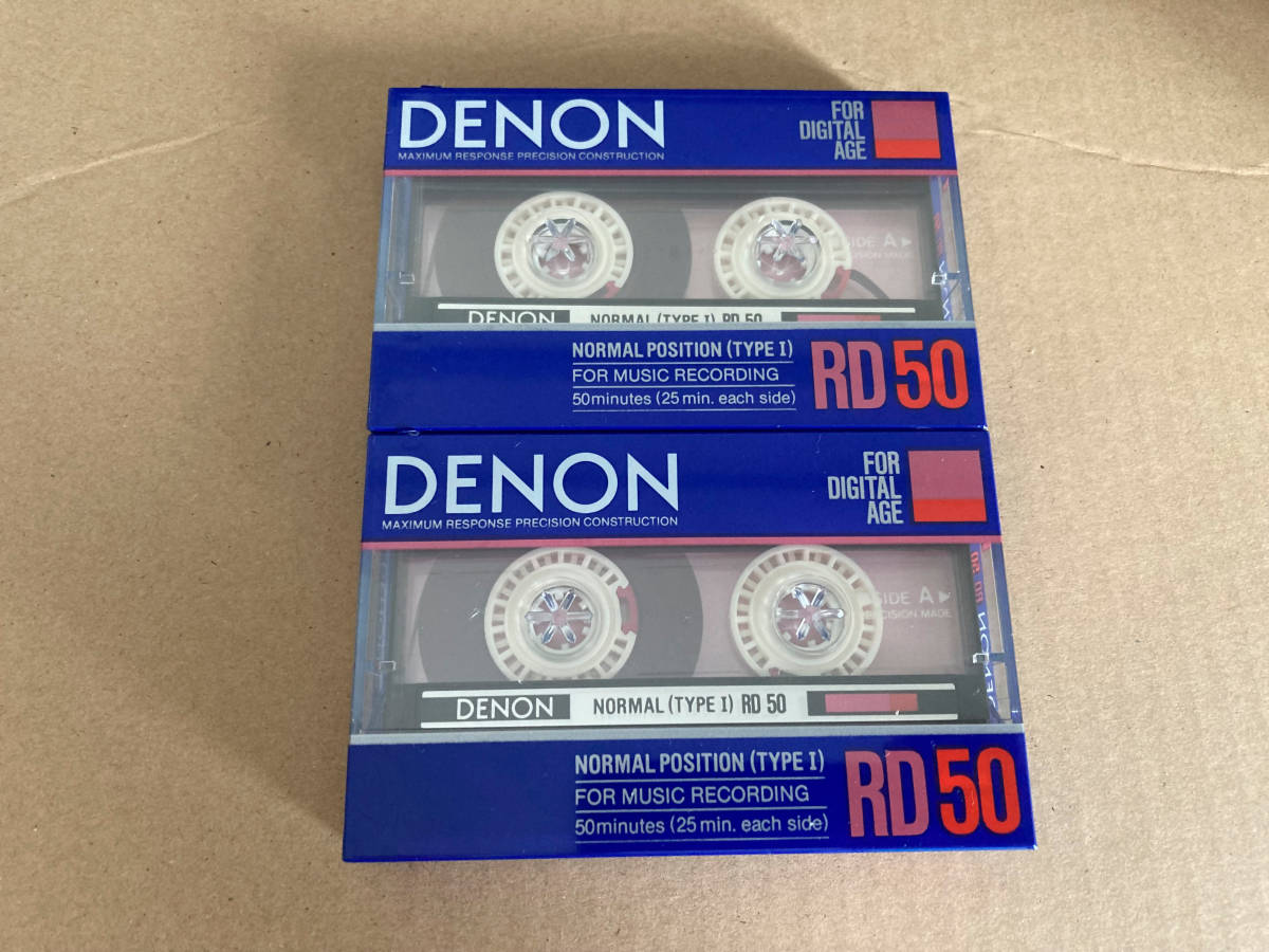  stock 2 cassette tape DENON RD 1 pcs 001054