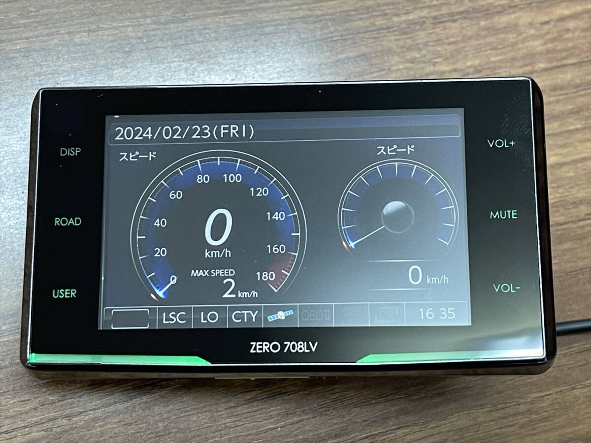  Comtec COMTEC radar detector ZERO 708LV Laser reception correspondence model Ricoh ru measures ending goods takkyubin (home delivery service) compact shipping used 