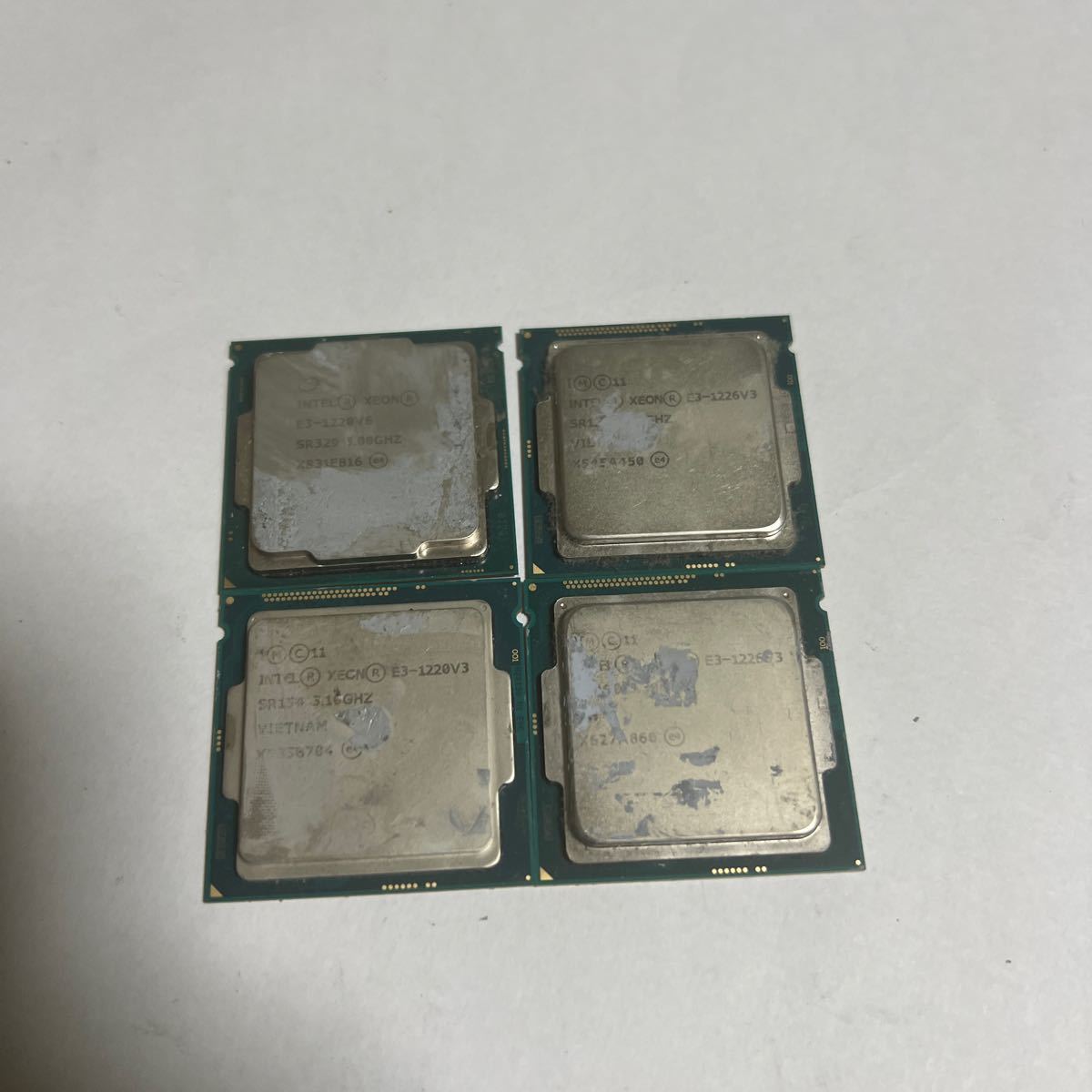 Intel Xeon E3-1220V6 E3-1220V3 E3-1226V3 2枚 セットの画像5
