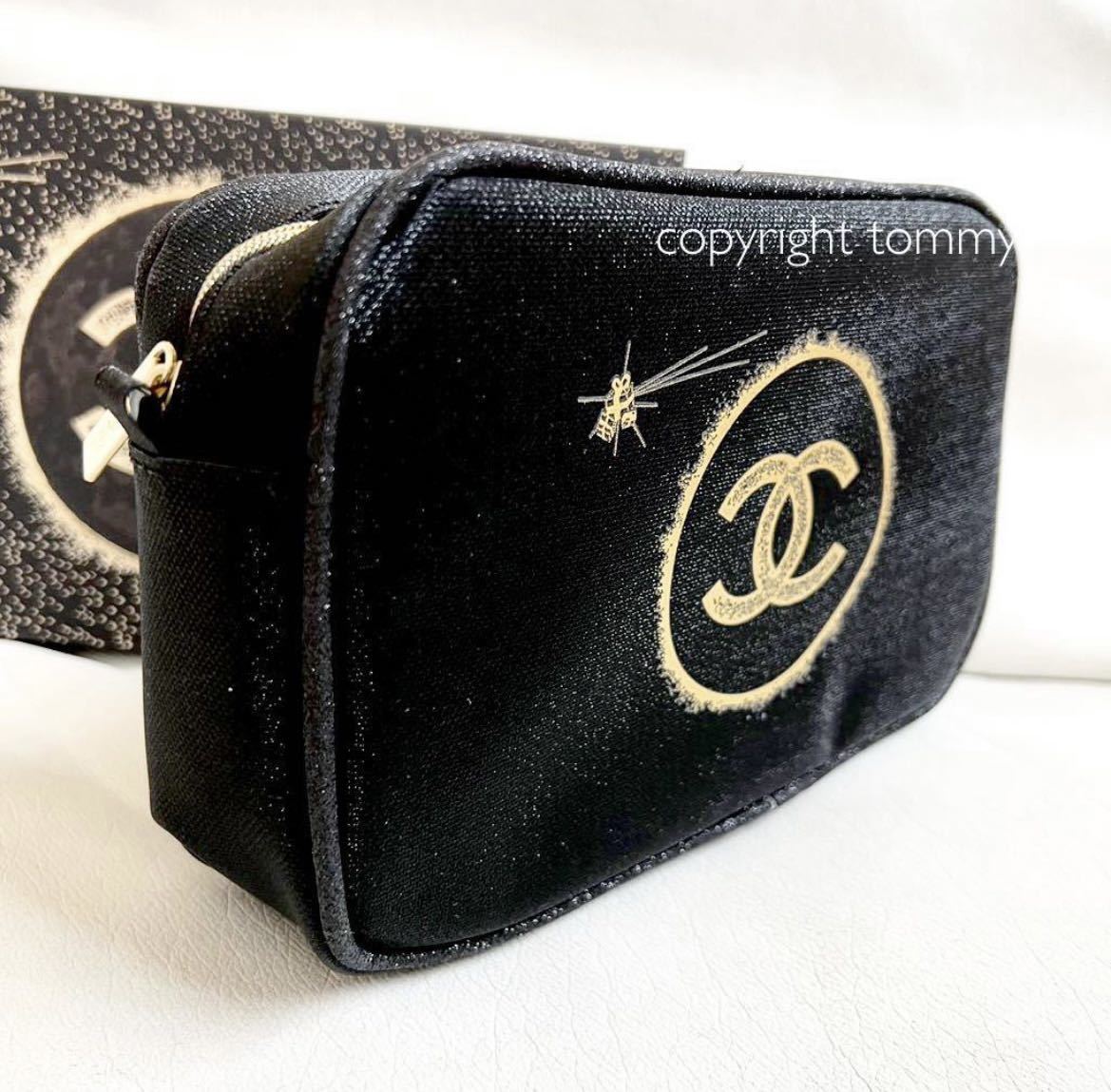 新品未使用 CHANEL チェーン シャネル ポーチ ショルダー 箱付き 新品未使用 CHANEL チェーン シャネル ポーチ ショルダー 箱付き