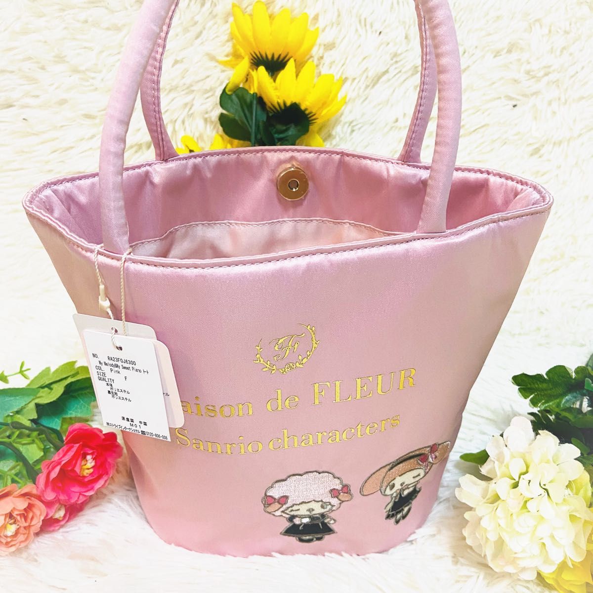 新品タグ付き●Maison de FLEUR●メゾンドフルール●マイメロ●ハンドバッグ●サンリオ●コラボ●ミニバッグ●