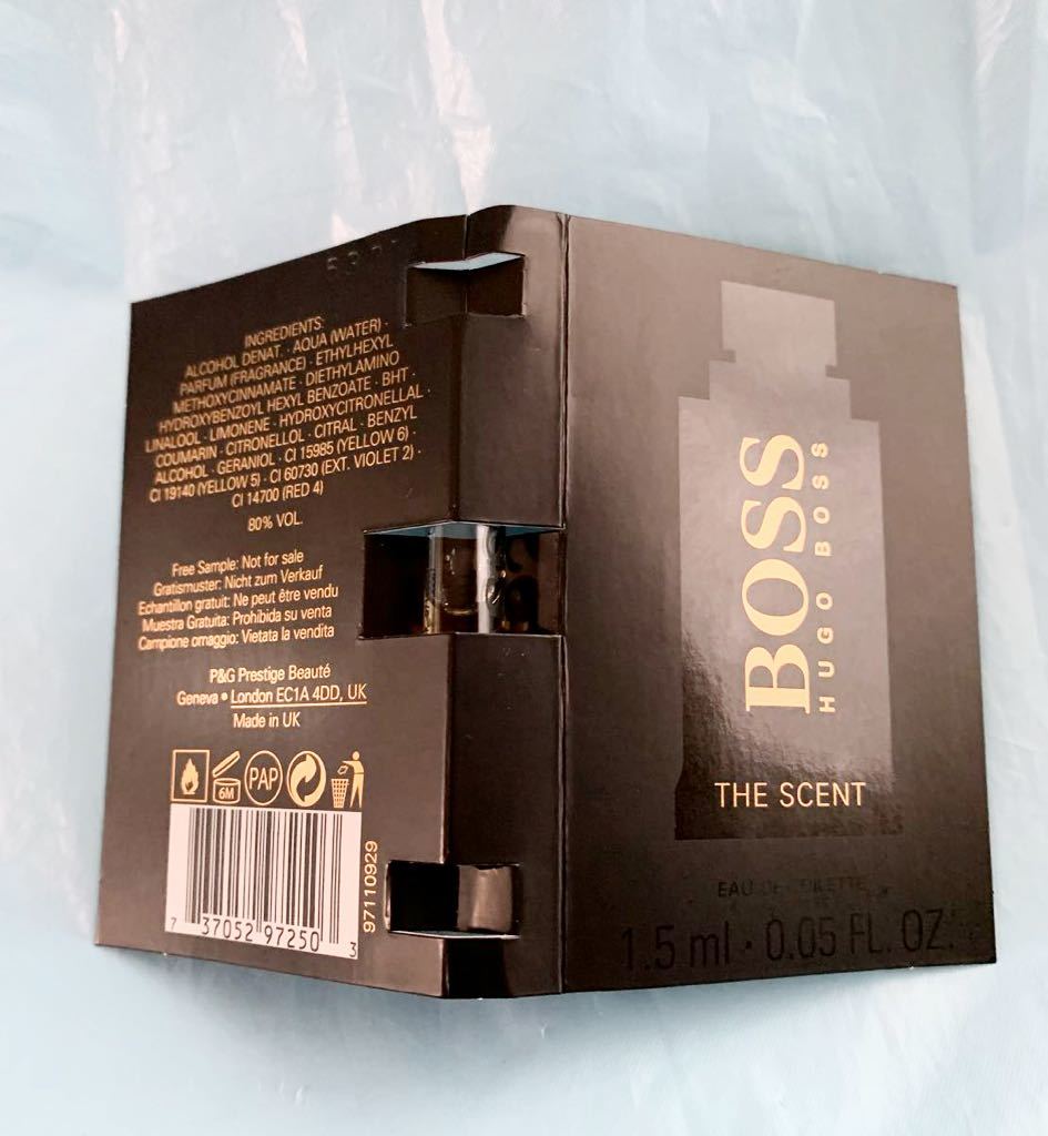 ヒューゴボス 香水 ヒューゴボス ザ セント (チューブサンプル) EDTBT 1.5ml THE SCENT HUGO BOSS★使用済み品♪_画像5