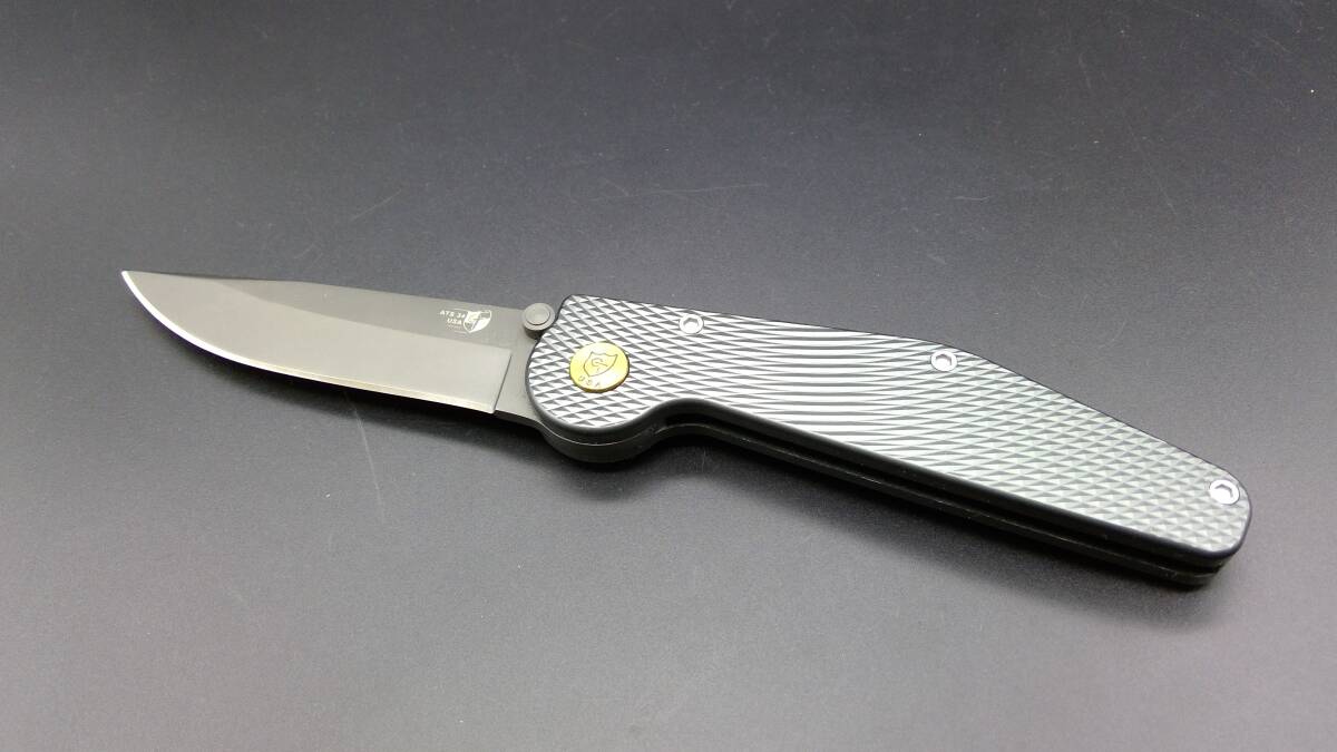 ナイフ　折り畳み　フォールディングナイフ　GT KNIVES ATS-34　キャンプ等に