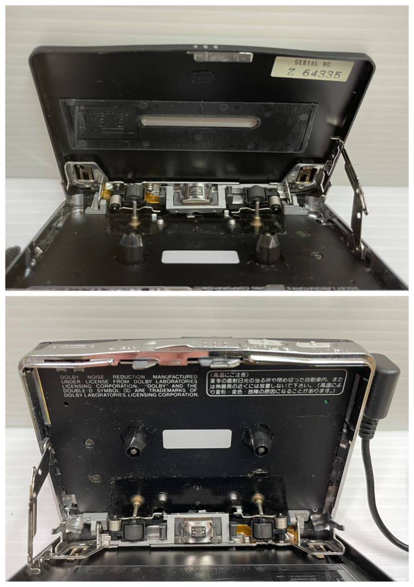 N261【ジャンク 動作未確認 欠品あり】カセットテープ用/ウォークマン/3点まとめて/ソニー WM-EX7WM-EX777/パナソニック RQ-SX15/WALKMAN _画像5