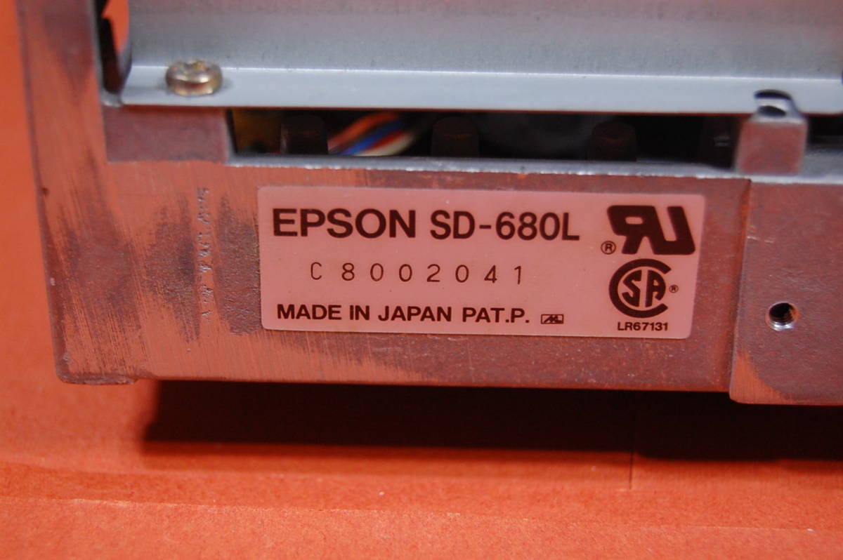 EPSON 98互換PC用？　5インチFDD SD-680L 動作未確認 現状渡し ジャンクにて　S-196 2041 _画像6