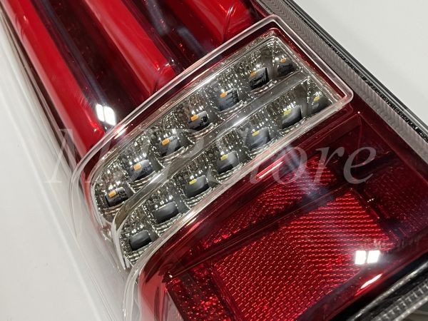 即納！ハイエース 200系 LEDテールランプ レッド 寒冷地仕様対応 10 シーケンシャルウインカー 切り替え可能 カスタム レジアスエース v156_画像3