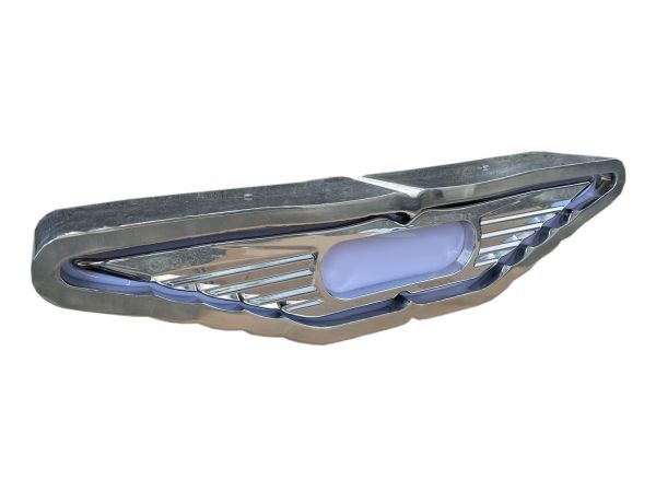 国内在庫 日野 バスマーク アンドン ウィングマーク 大型 中型 鏡面 ステンレス LEDライト 発光色変換可能 プロフィア デコトラ レトロ 301の画像2