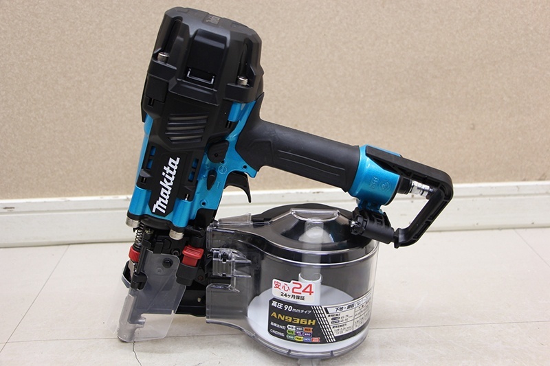 makita マキタ 高圧エア釘打 AN936HM 釘打ち機 青 90ｍｍ_画像2