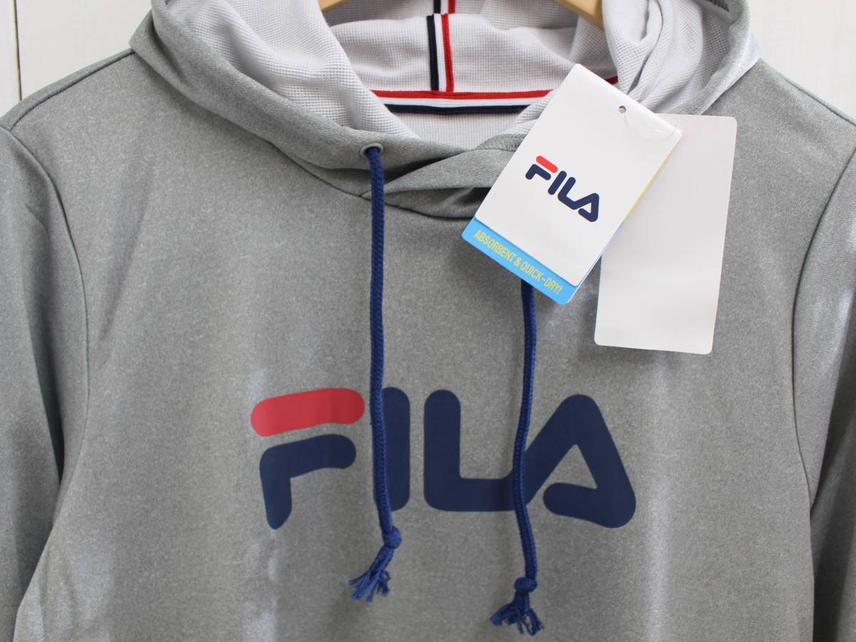 新品*FILA フィラ*UVカット90% 吸水速乾 パーカーワンピース ジャージー スポーツウェア(3L) レディース_画像3