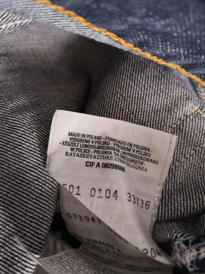 【濃紺】ユーロ リーバイス W33 Levi's 501 ヴィンテージ デニム ジーンズ イギリス 英国 UK USA フランス ヨーロッパ 90s アーカイブ