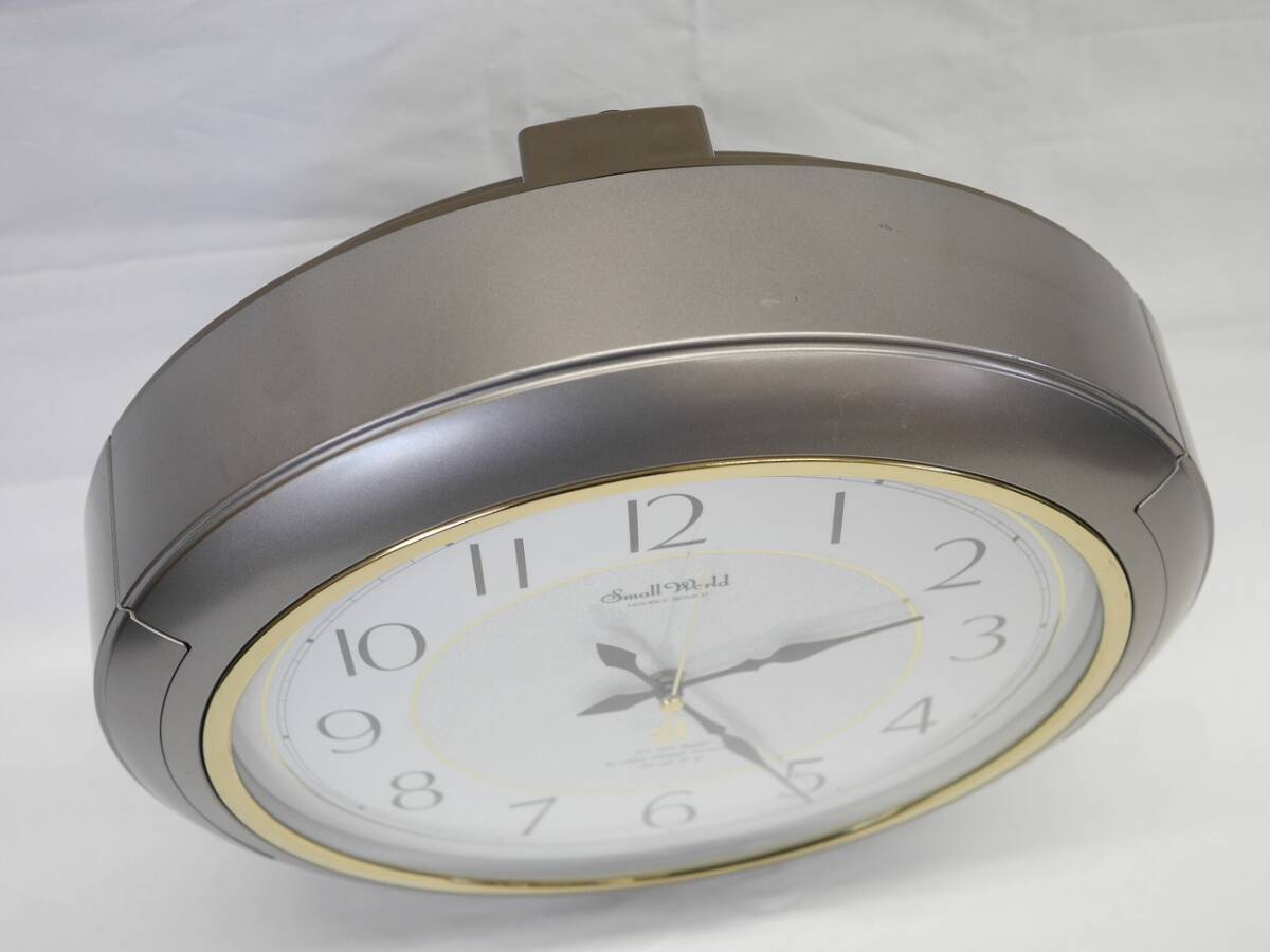 RHYTHM Small World 4MH638 リズム時計工業 日本製 掛け時計 丸時計 からくり時計 稼働品 電池付属_画像7