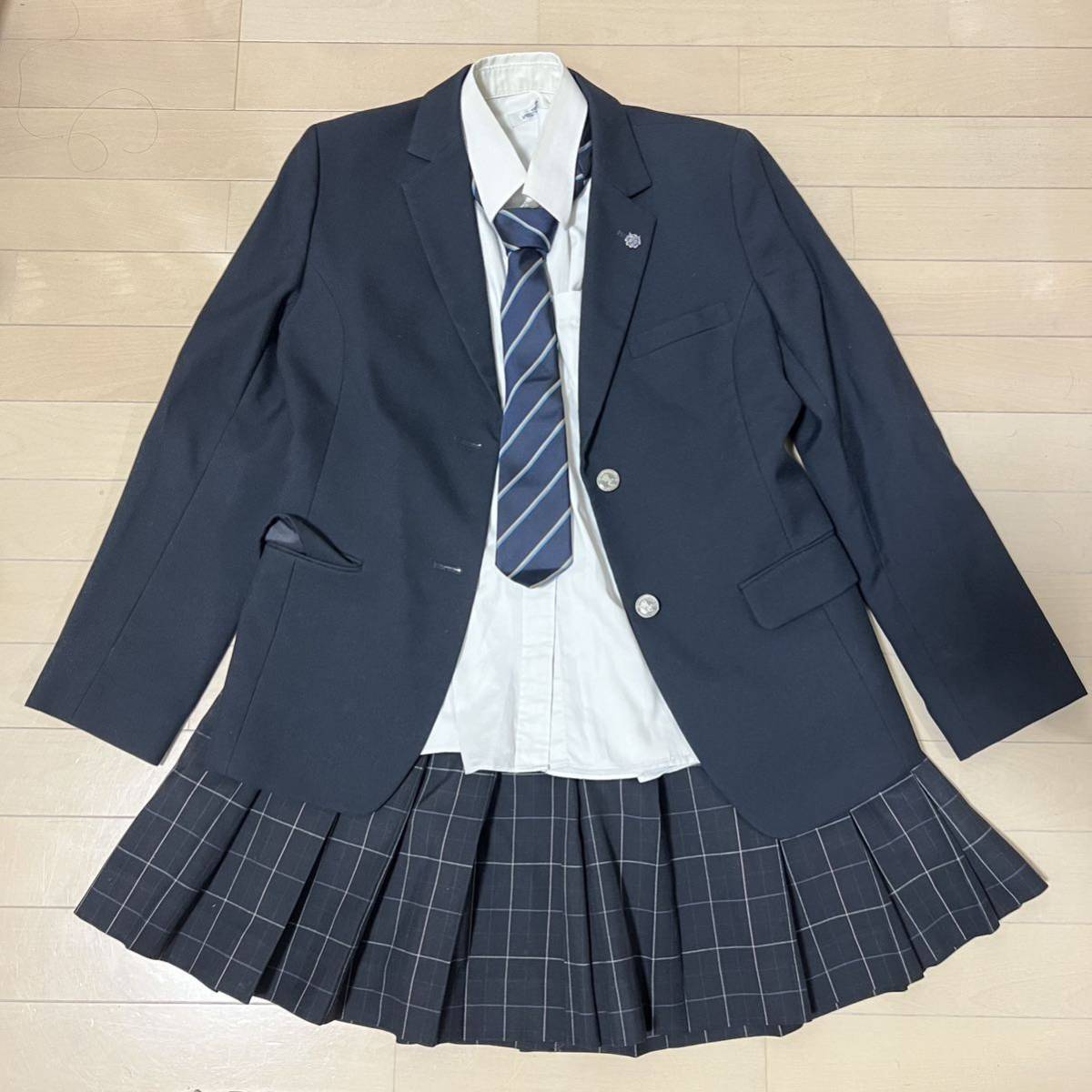 【希少品】女子 高校 宮城 制服 ネクタイ 学生服 ブレザー の画像2