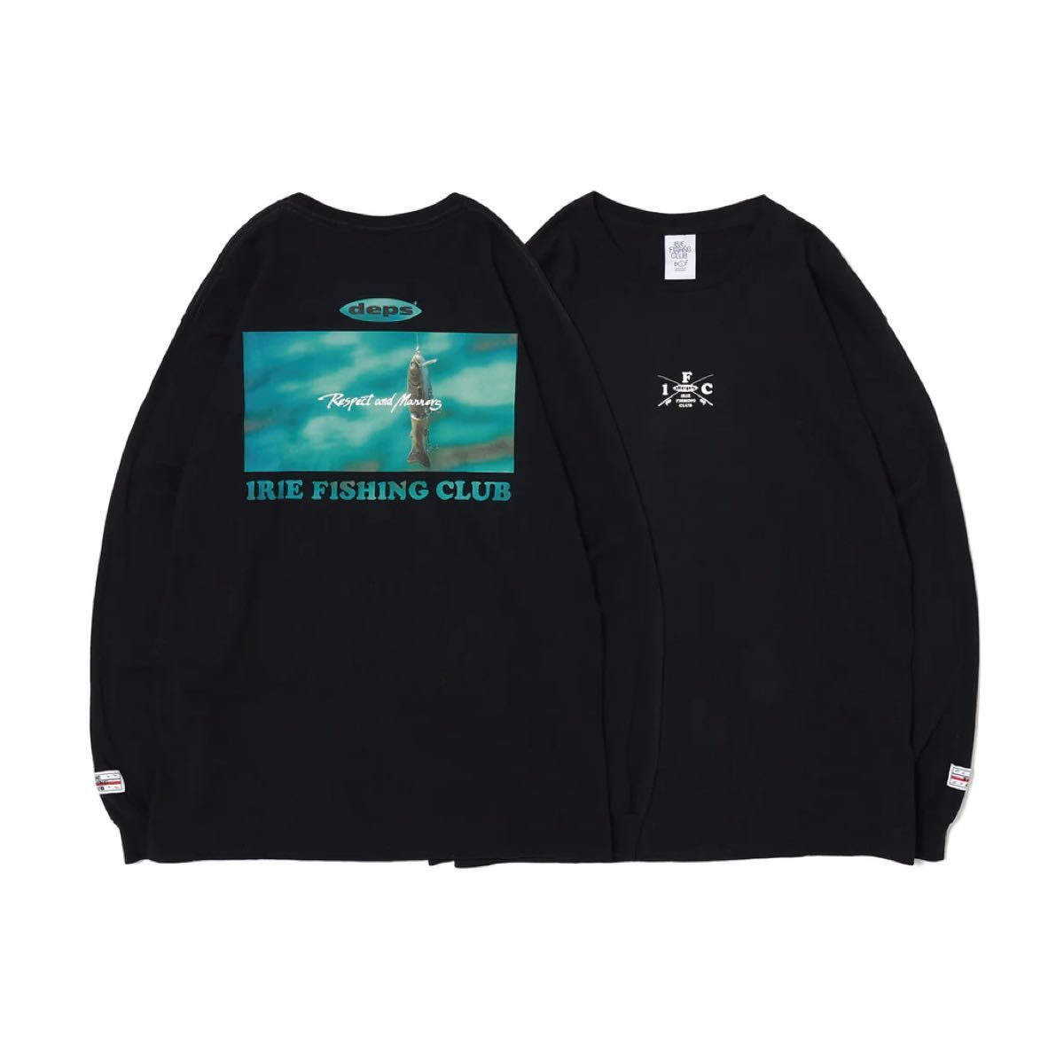 deps IRIE FISHING CLUB コラボ TEE ブラック 新品未使用 デプス deps IRIE FISHING CLUB コラボ TEE ブラック 新品未使用 デプス