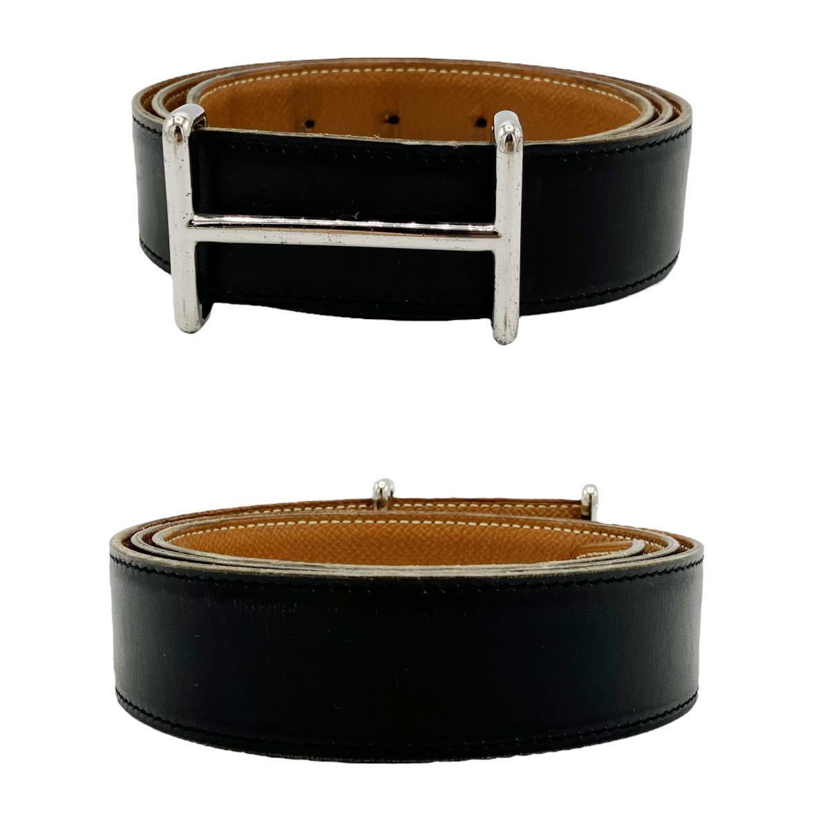 良品】エルメス HERMES Hダンクル 90 レザー ベルト ブラウン 良品】エルメス HERMES Hダンクル 90 レザー ベルト ブラウン