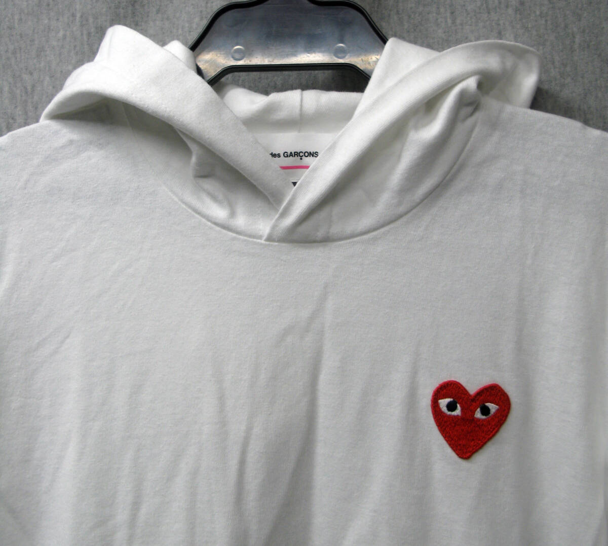 COMME des GARCONS GIRL HEART FOODIE DRESS S BRAND NEW コムデギャルソン ガール PLAY COMME des GARCONS カットソー ワンピース 新品 S_画像2