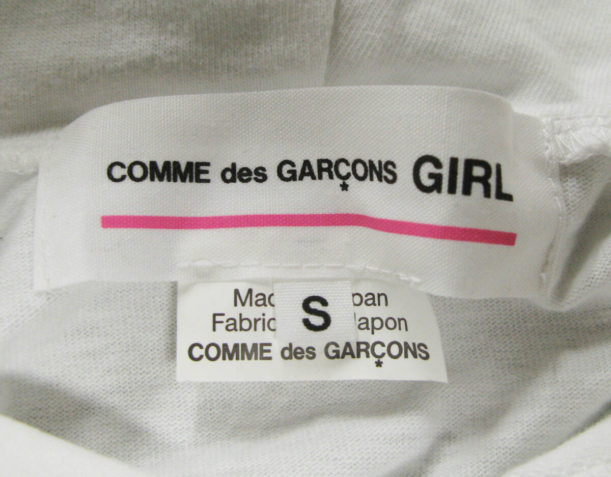 COMME des GARCONS GIRL HEART FOODIE DRESS S BRAND NEW コムデギャルソン ガール PLAY COMME des GARCONS カットソー ワンピース 新品 S_画像7