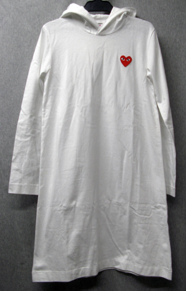 COMME des GARCONS GIRL HEART FOODIE DRESS S BRAND NEW コムデギャルソン ガール PLAY COMME des GARCONS カットソー ワンピース 新品 S_画像1