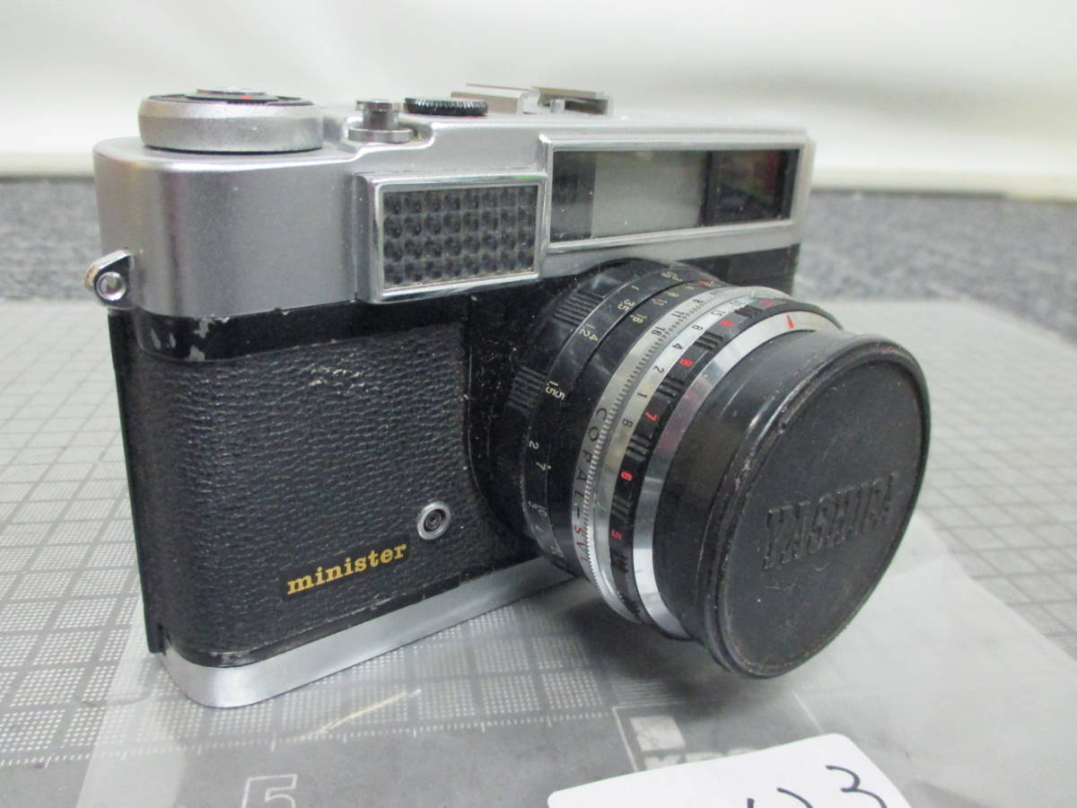 C123　YASHICA minister 1：2.8 f=4.5cm 　ジャンク　　_画像2