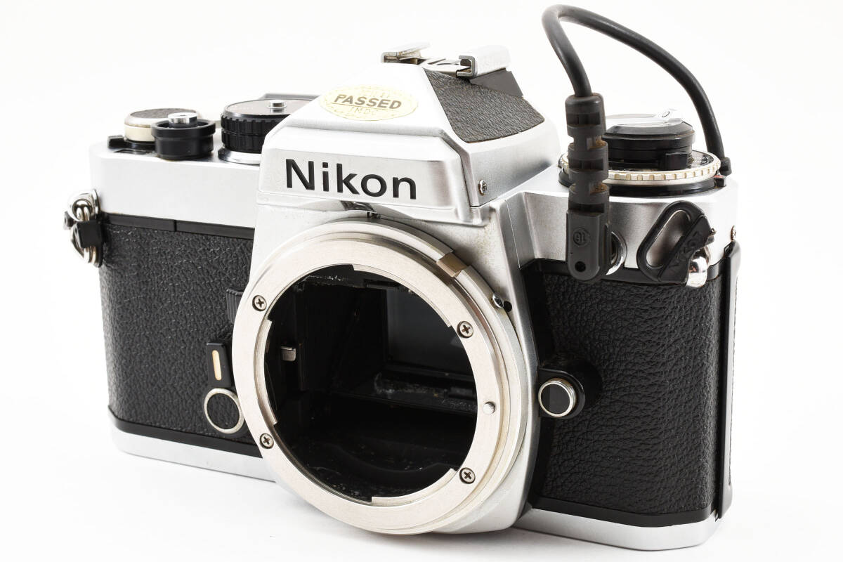 ニコン フィルム カメラ Nikon FE SLR 35mm film camera body silver from Japan 2-10