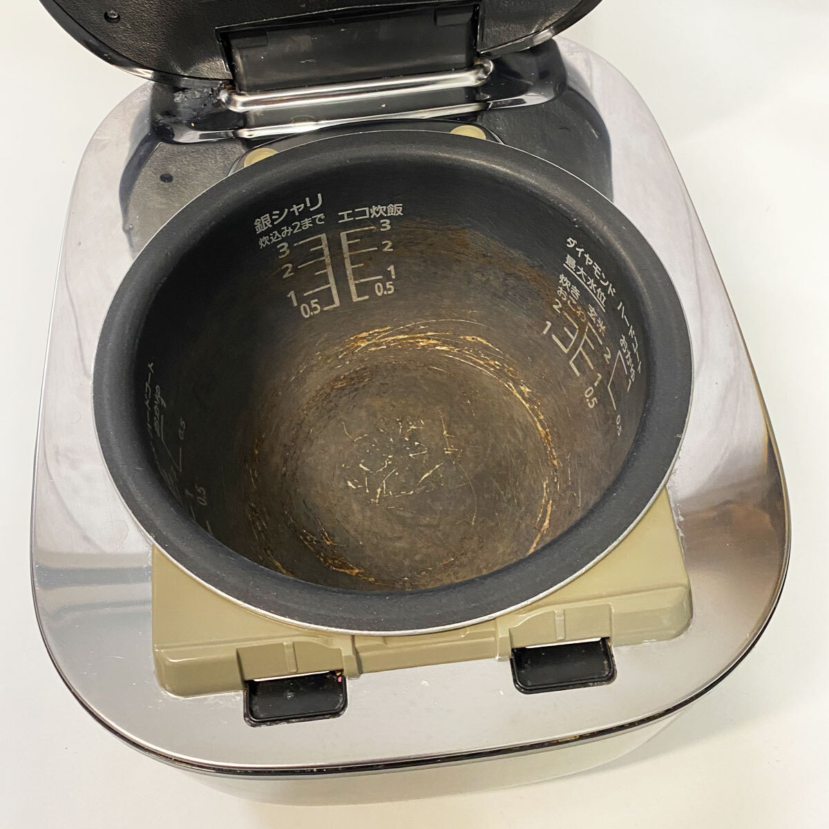 パナソニック おどり炊き 炊飯器 炊飯ジャー 通電確認済み 2016年製 中古品 Panasonic SR-JX055 nn0101の画像8