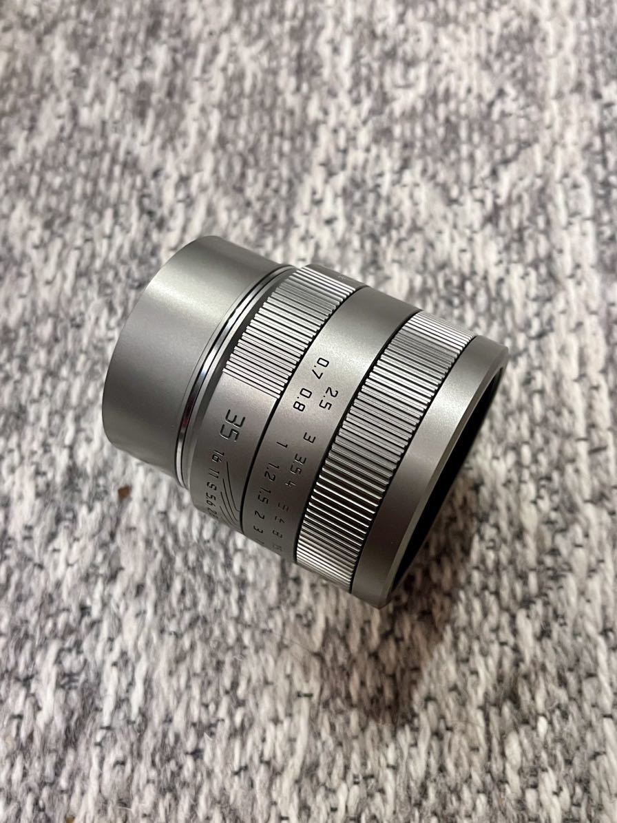 LEICA ライカ M Edition60 SUMMILUX ズミルックス35mm ASPH STAINLESS新品同様の画像5