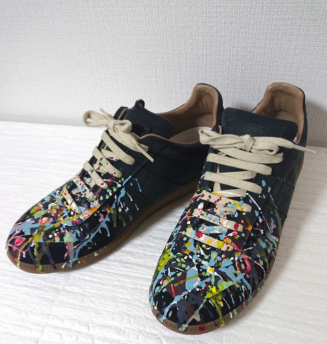 【美品 】マルジェラ Maison Margiela ペイントドロップジャーマントレーナー SAINTLAURENT サンローラン KRIS VAN ASSCHE ニールバレット _画像2