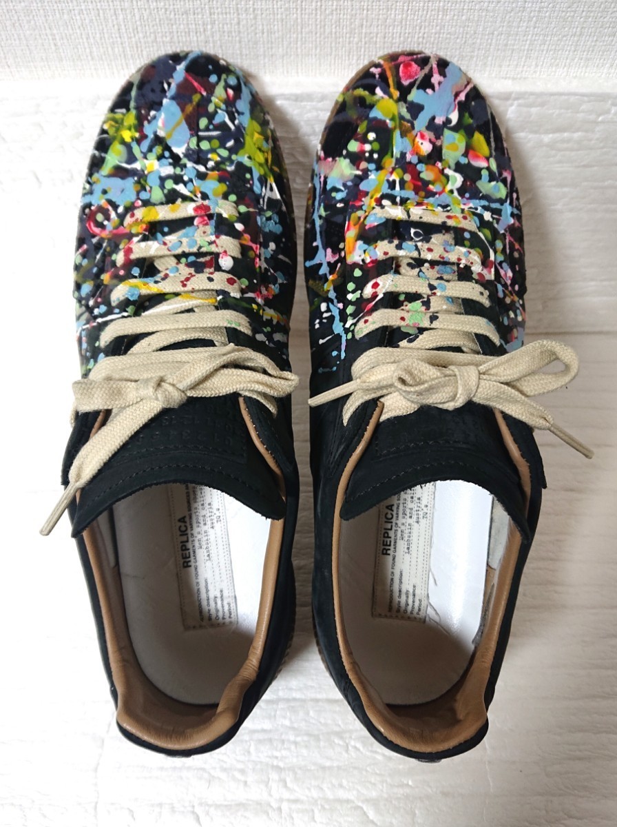 【美品 】マルジェラ Maison Margiela ペイントドロップジャーマントレーナー SAINTLAURENT サンローラン KRIS VAN ASSCHE ニールバレット _画像4