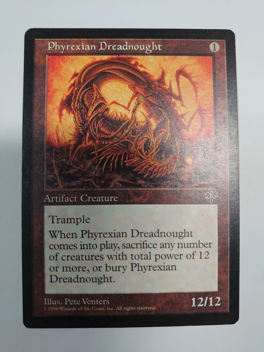 MTG　ファイレクシアン・ドレッドノート/Phyrexian Dreadnought　英語版　MIR　アーティファクト　R_画像1