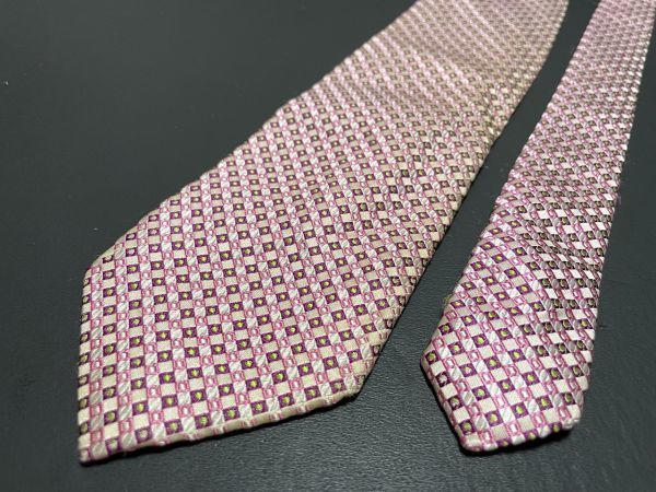 【美品】PaulSmith　ポールスミス　ドット柄　ネクタイ　3本以上送料無料　ピンク系_画像3