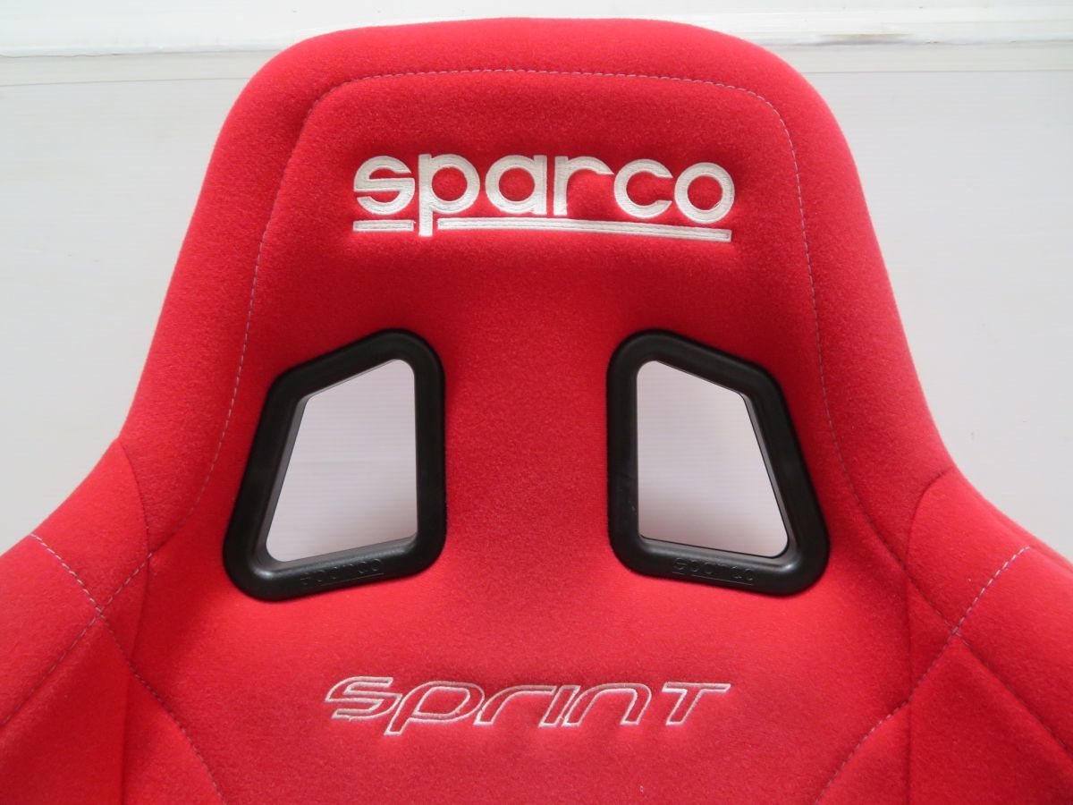 24-3-6　　【　スパルコ　SPARCO　バケットシート　フルバケット　SPRINT　V　　CS180　06　2020　　①　】　_画像4
