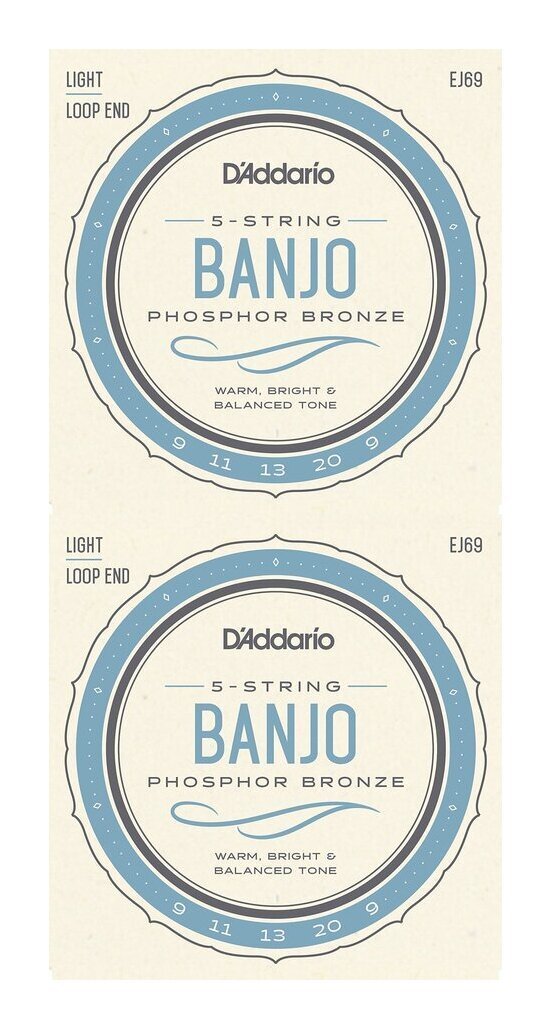 *D*Addario D'Addario EJ69 5 струна банджо струна Phosphor Bronze 2 комплект * новый товар / почтовая доставка 