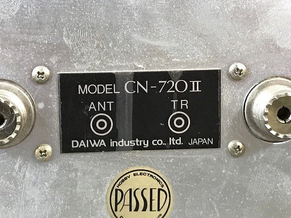 SME99424八 ダイワ 無線機器 クロスメーター DAIWA CN-720Ⅱ 現状品 直接お渡し歓迎_画像5